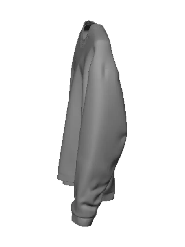 3D model for Chrome Hearts Hollywood Crewneck Sweatshirt
