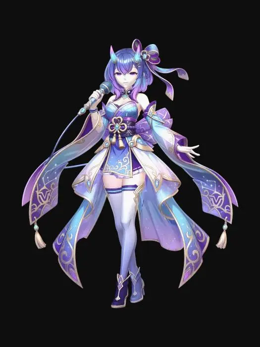 3D model for Nebula Serenade