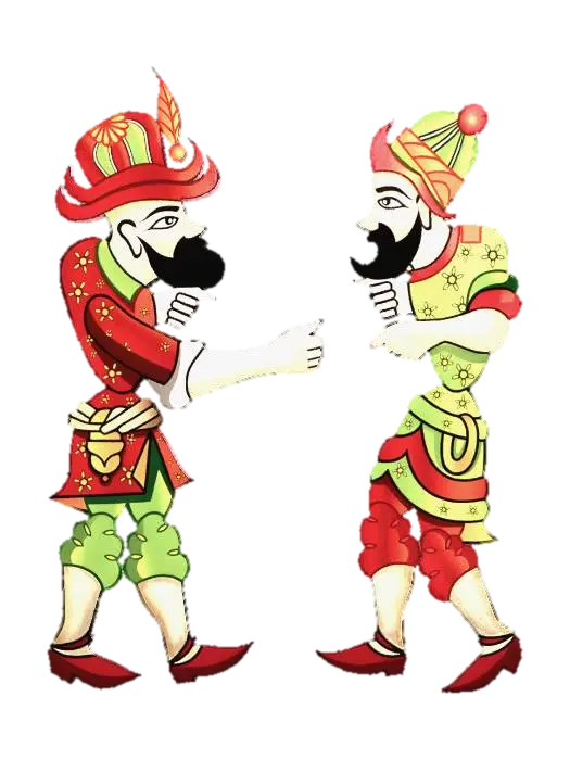 3D model for Two Folk Dancers