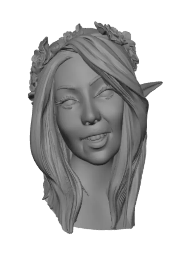 3D model for Floral Elf