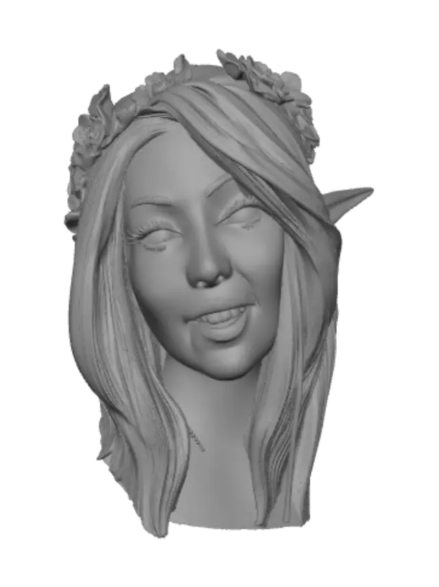3D model for Floral Elf