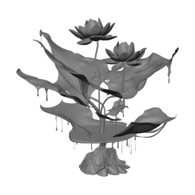 3D model for Blue Lotus Dreamscape