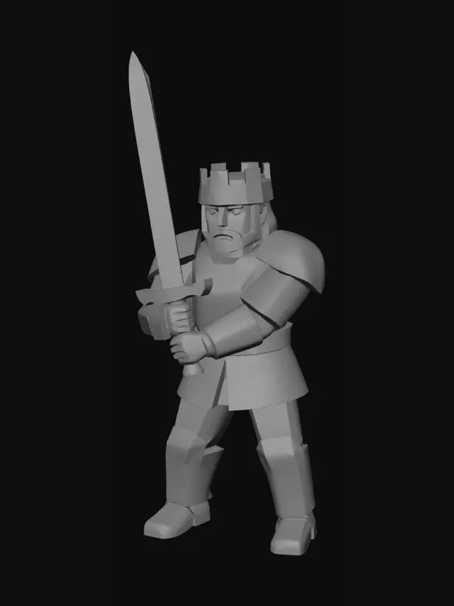 3D model for Crowned Warlord