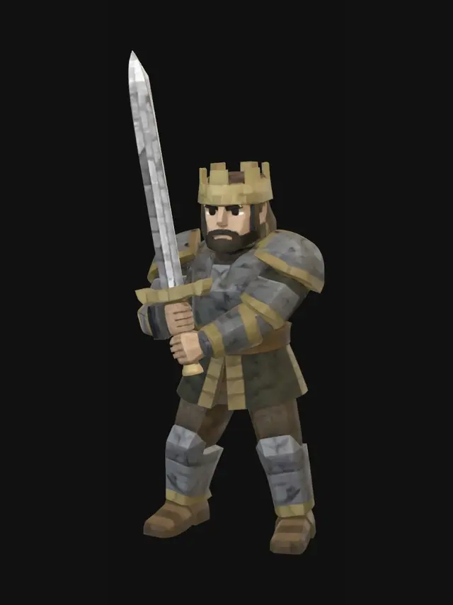 3D model for Crowned Warlord