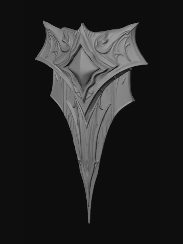 3D model for Azure Crest Shield