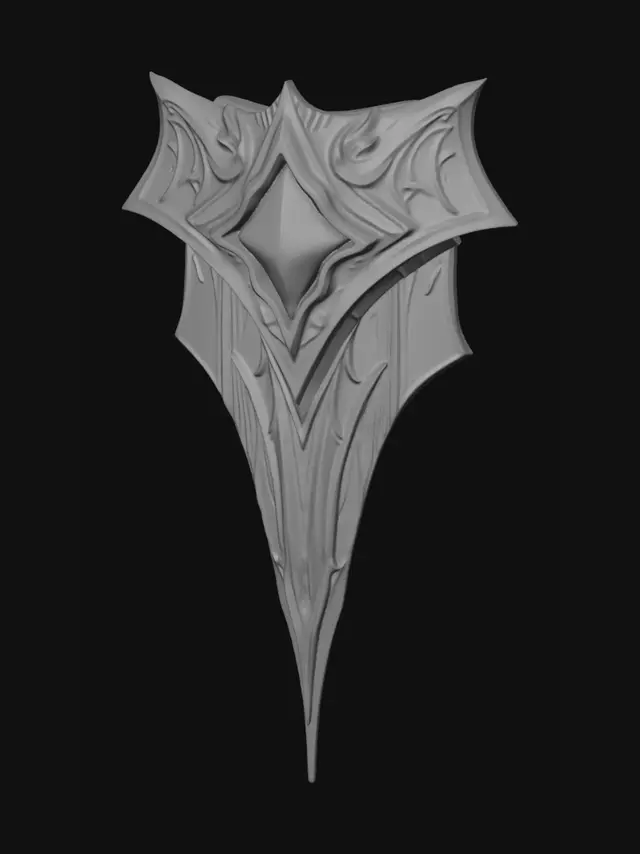 3D model for Azure Crest Shield