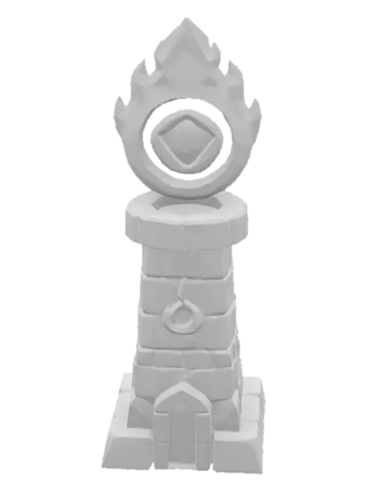 3D model for InfernoTower
