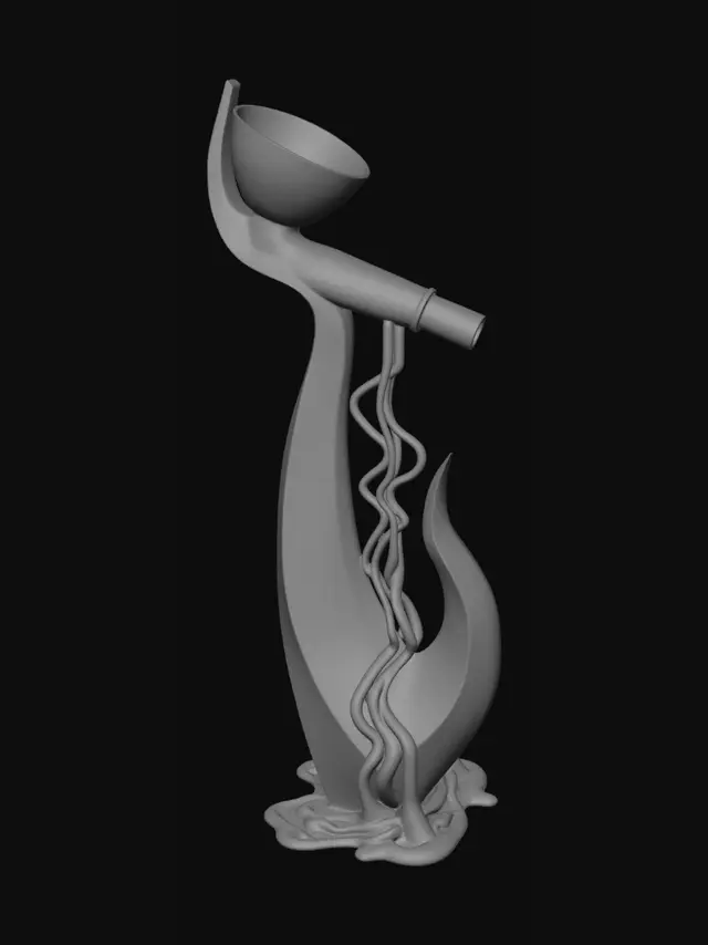 3D model for Sunset Flame Vessel