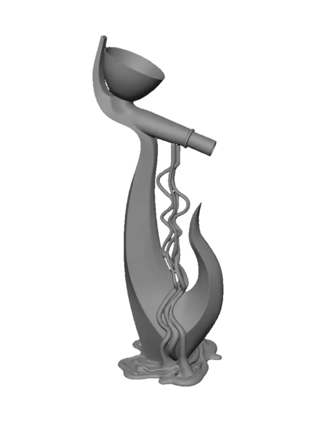 3D model for Sunset Flame Vessel