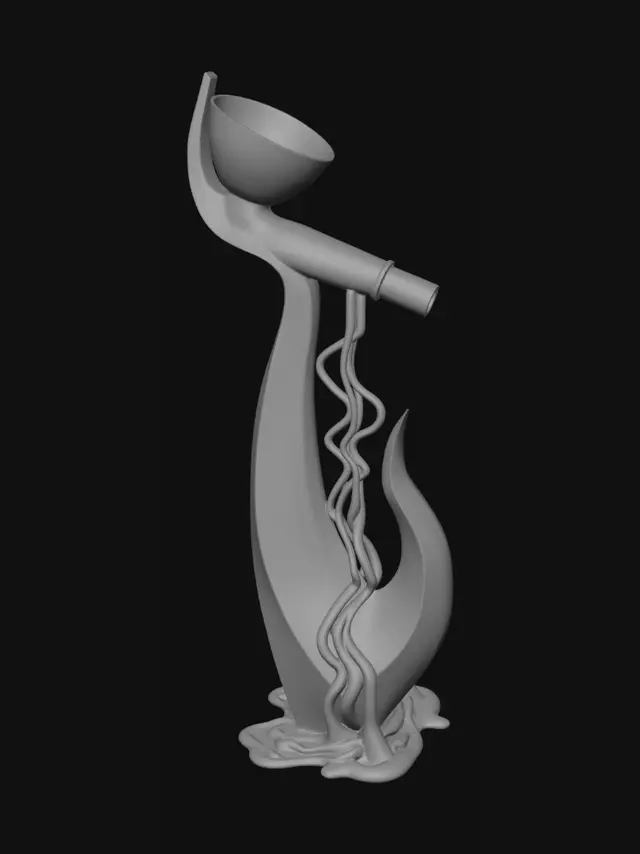 3D model for Sunset Flame Vessel