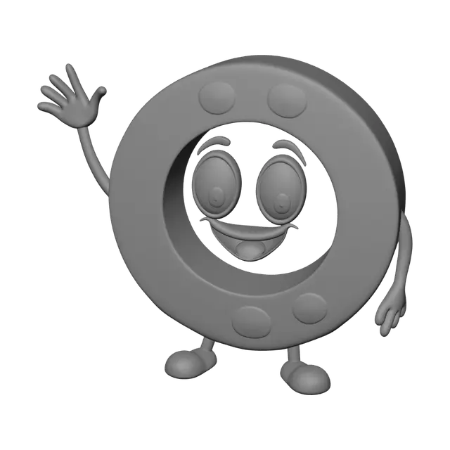 3D model for Waving Coin in the Sun