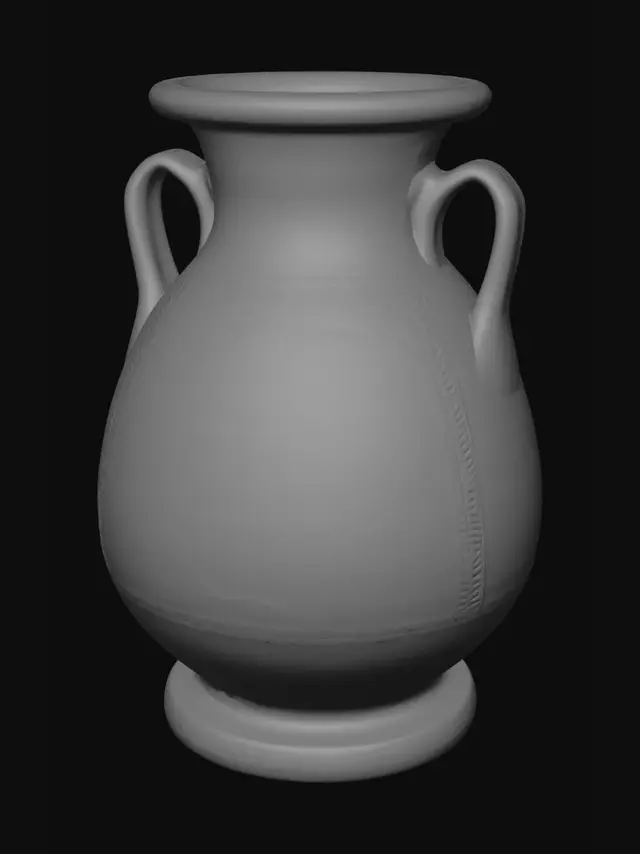 3D model for Dancing Couple on a Black-Figure Amphora
