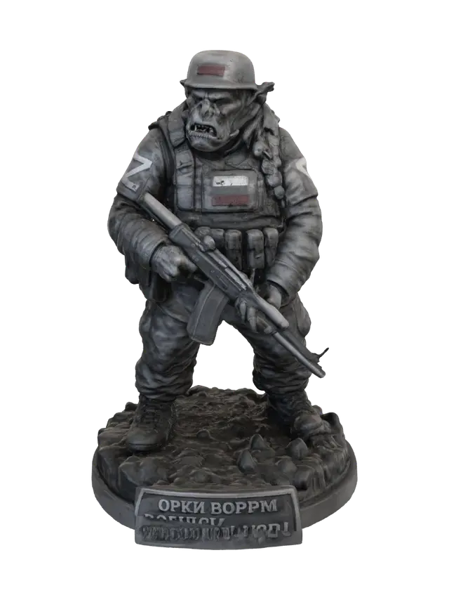 3D model for Orc Soldier in Russian Army Uniform