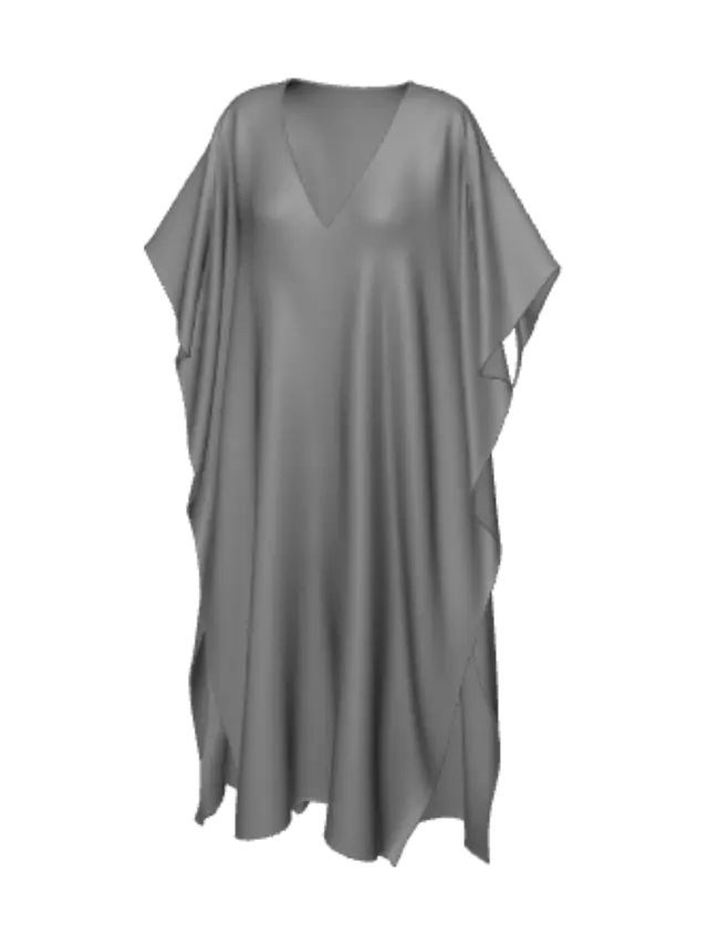 3D model for Ivory Linen Kaftan