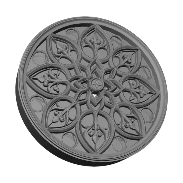 3D model for Stained Glass Mandala