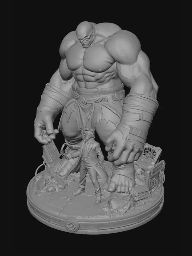 3D model for Colossus and the Scientist
