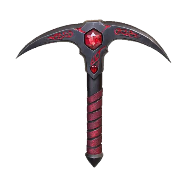 3D model for Bloodforged Pickaxe