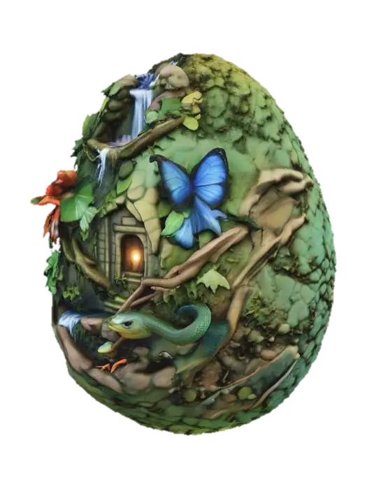 3D model for Jungle egg