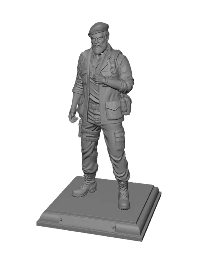3D model for Bill Overbeck STL Reference Figure
