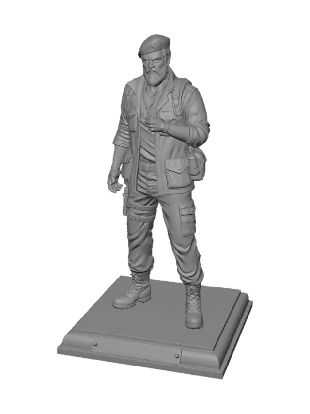 3D model for Bill Overbeck STL Reference Figure