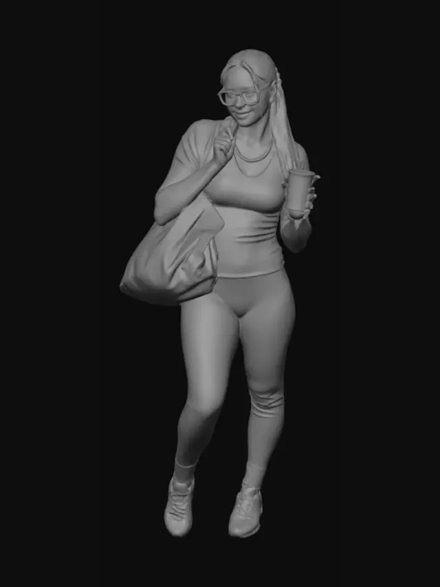 3D model for Casual Coffee Run
