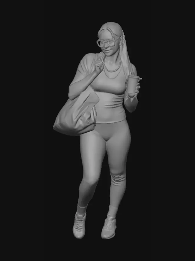 3D model for Casual Coffee Run