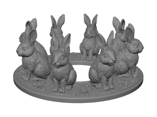 3D model for Circle of Rabbits