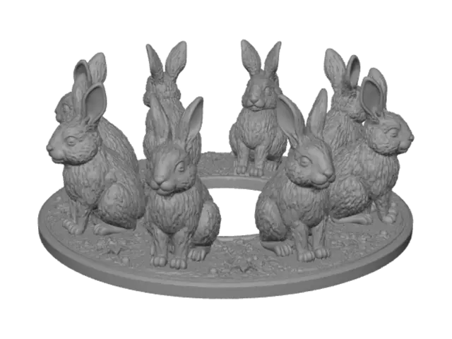 3D model for Circle of Rabbits