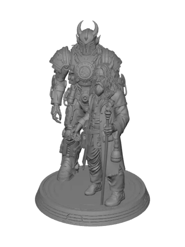 3D model for Ozmodeous Bourne and iron suit