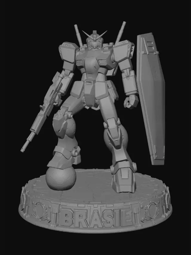 3D model for Brasil Gundam