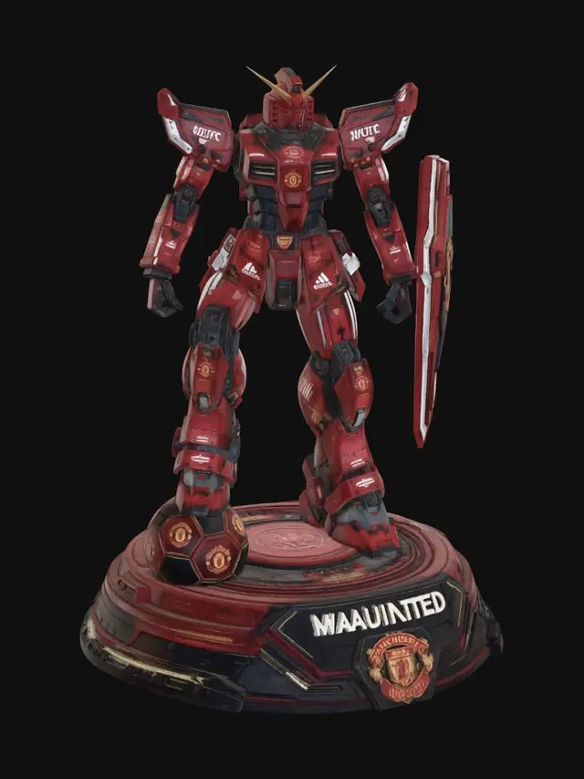 3D model for Manchester United Gundam