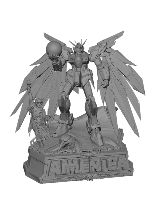 3D model for Gundam America