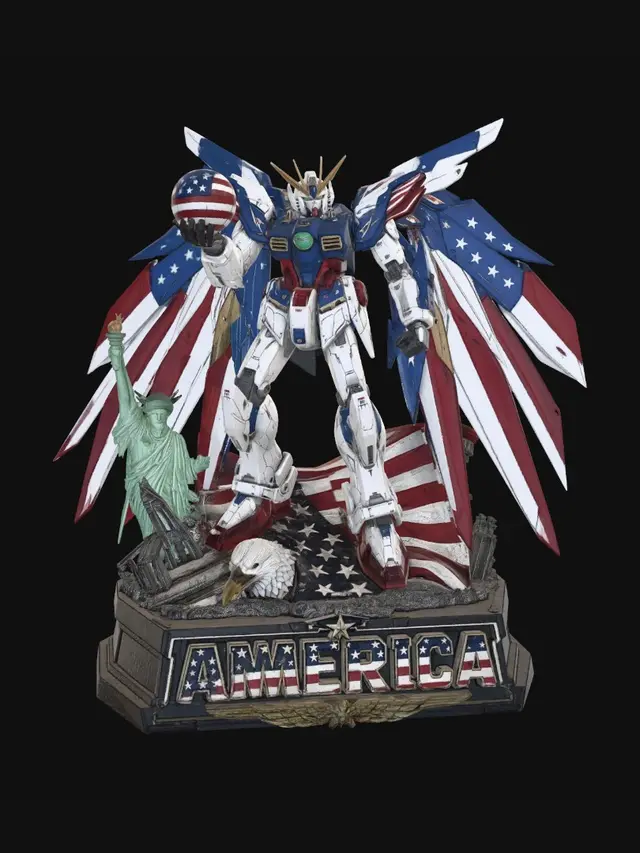3D model for Gundam America