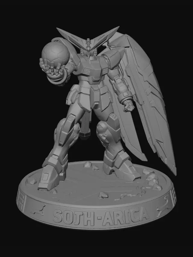 3D model for South Africa Master Gundam
