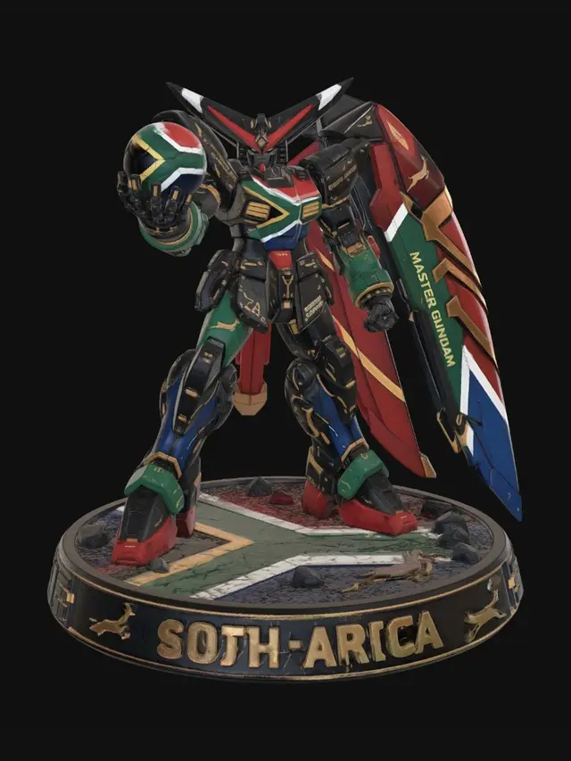 3D model for South Africa Master Gundam