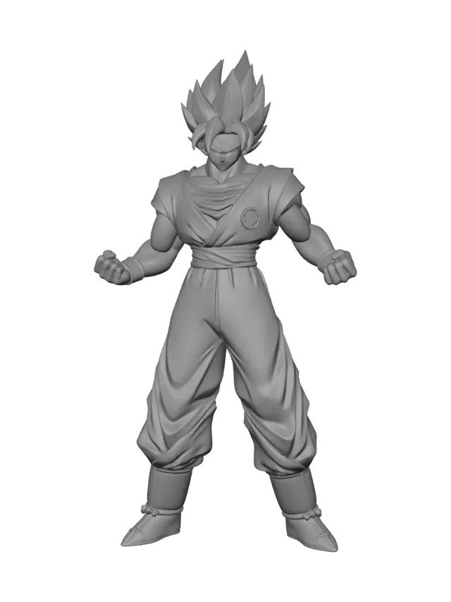 3D model for Super Saiyan Goku