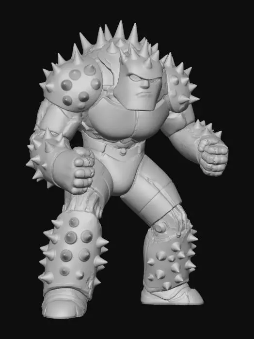 3D model for Spiked Colossus