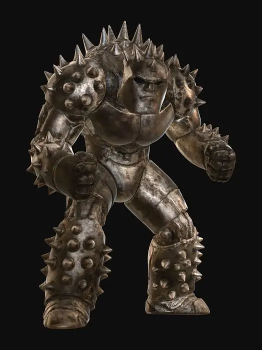 3D model for Spiked Colossus