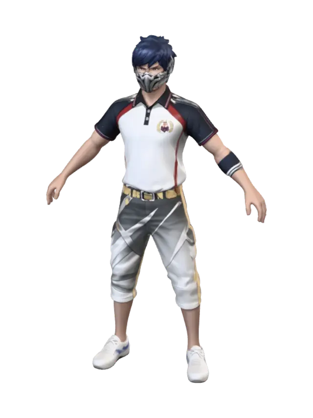 Apex Athlete 3D model, vytvořený pomocí AI