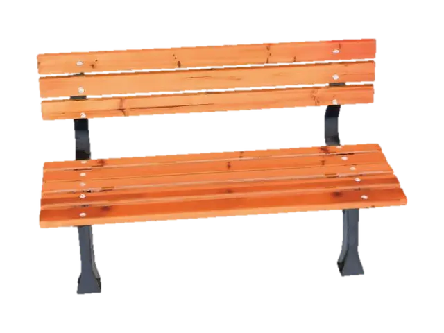 Sunny Park Bench 3D model, vytvořený pomocí AI