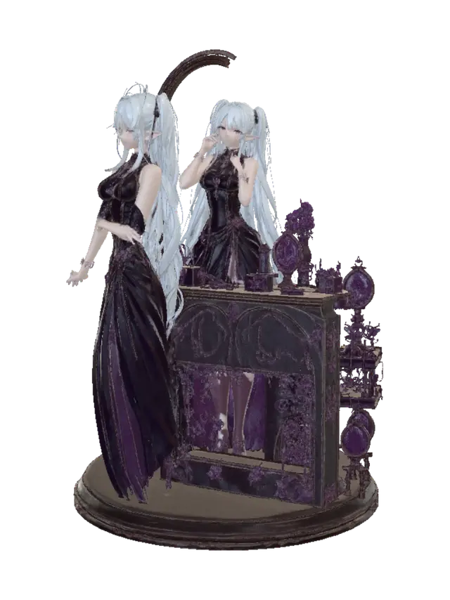 3D model for Amethyst Moonlight