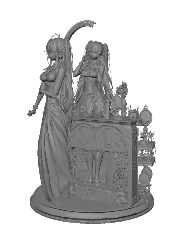 3D model for Amethyst Moonlight