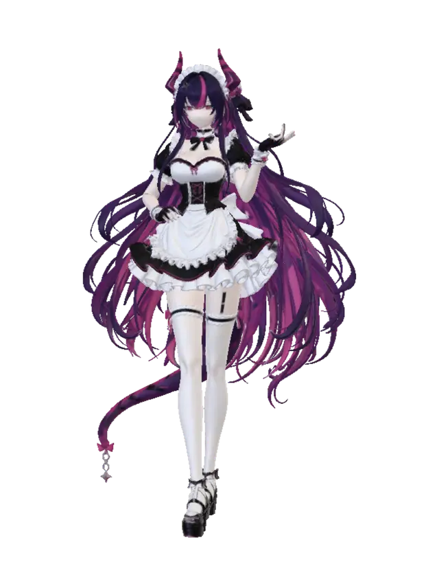 3D model for Crimson Twilight Maid