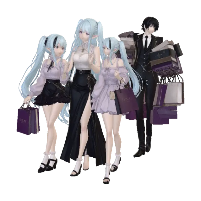 3D model for Elven Couture on Lumière Street