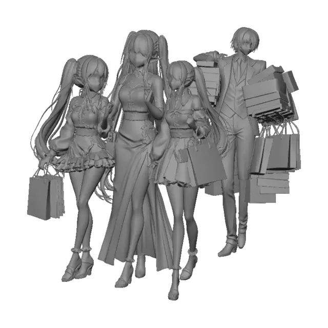3D model for Elven Couture on Lumière Street