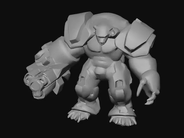 3D model for Orc Juggernaut