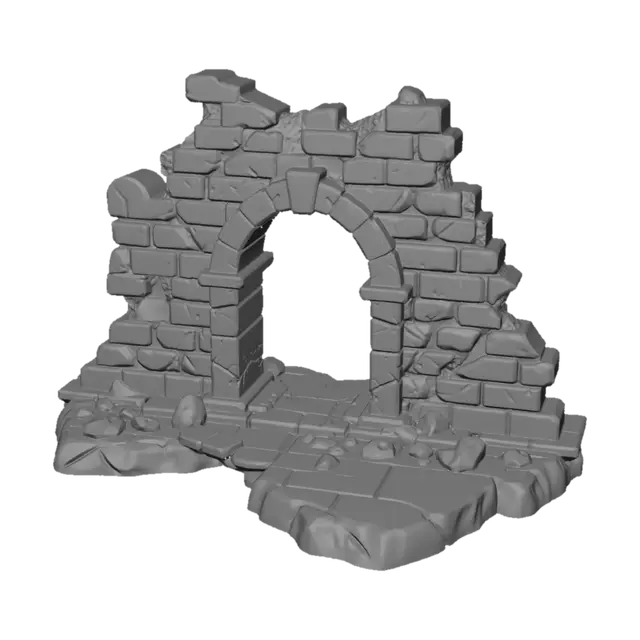 3D model for Ruined Stone Archway