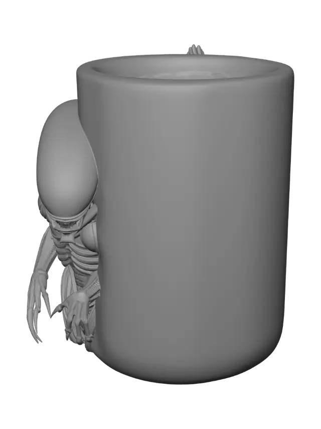 3D model for Biomechanical Xenomorph Mug