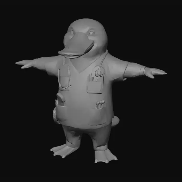 3D model for Dr. Quack