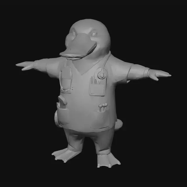 3D model for Dr. Quack